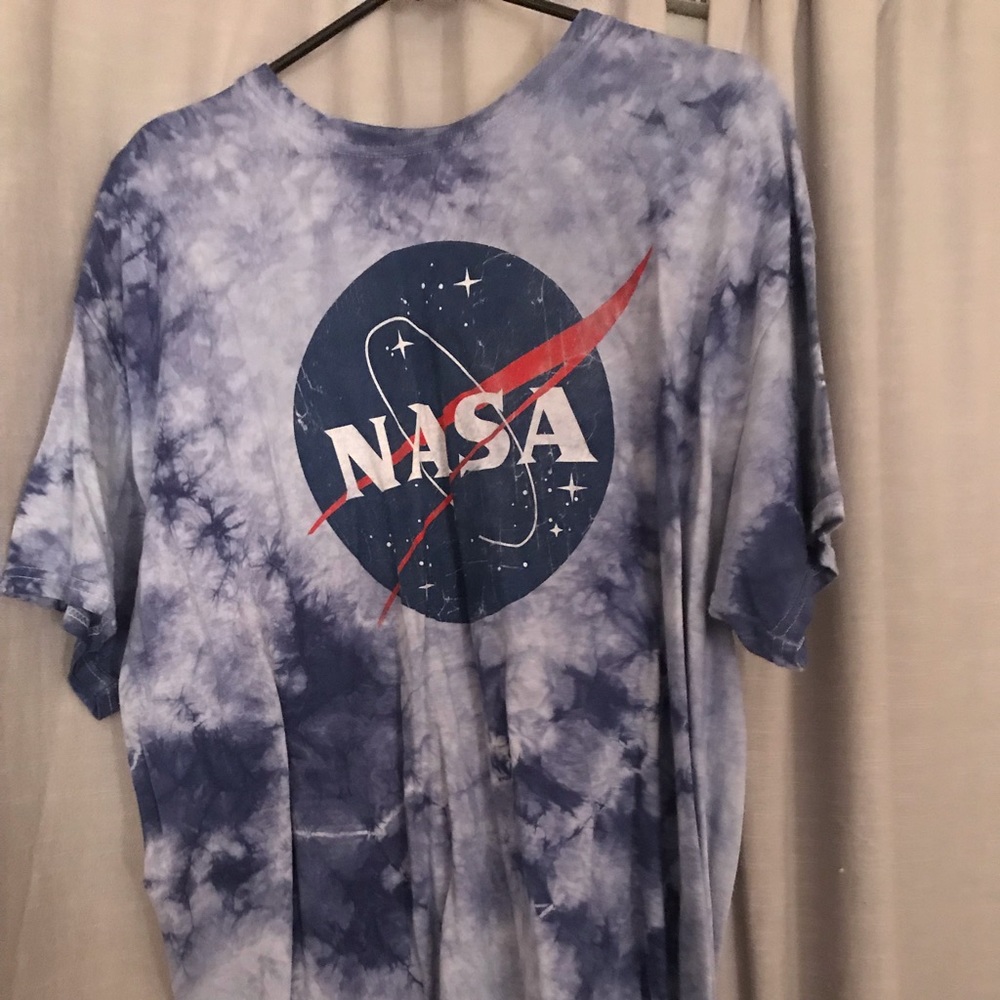 NASA tie dye graphic t-shirt.